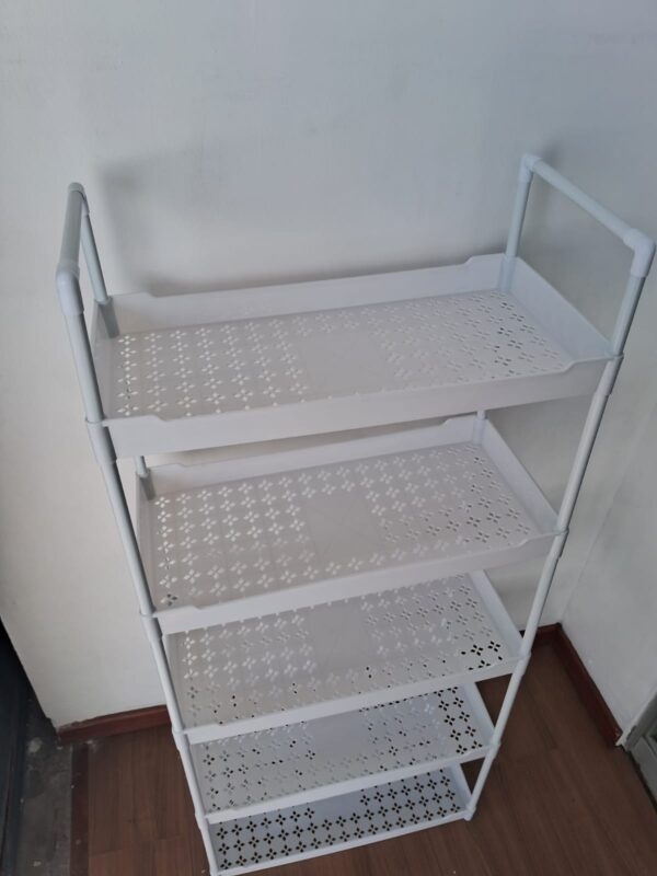 CARRITO ORGANIZADOR 5 NIVELES BLANCO - Imagen 2