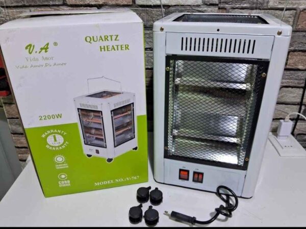 Calefactor De Cuarzo Calentador Eléctrico Estufa 2200w