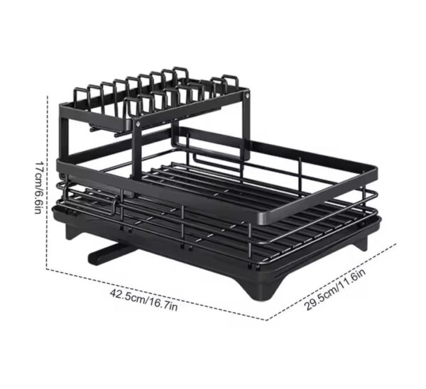 ESCURRIDOR BOWL RACK 2 NIVELES - Imagen 2