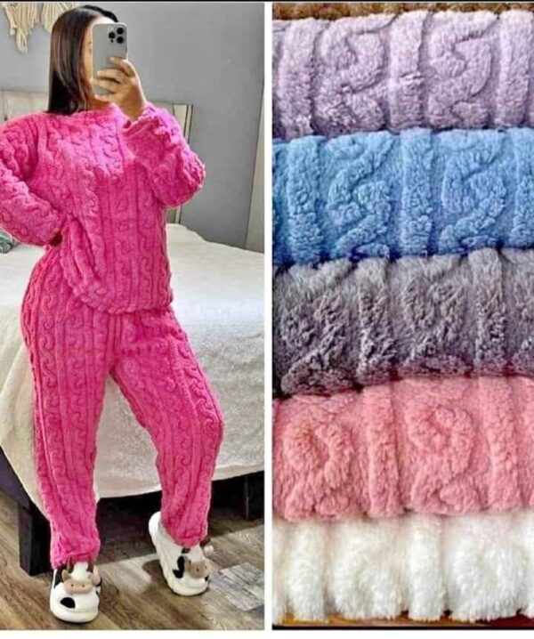 PIJAMAS DE INVIERNO AZUL CLARO