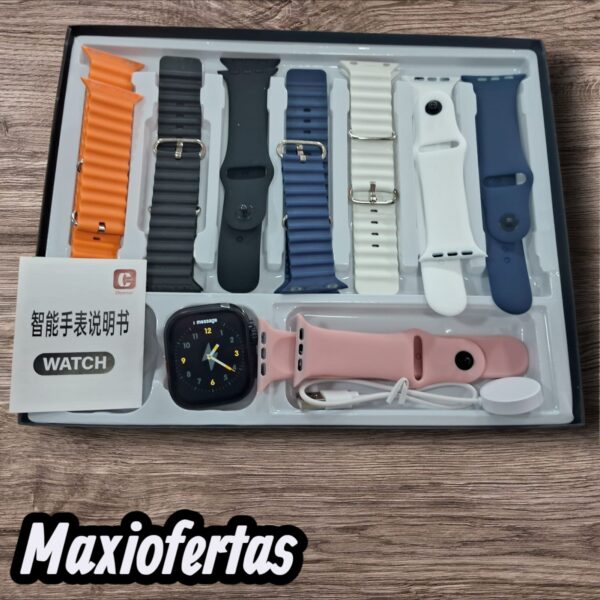 RELOJ SMART WATCH MCR100 9 EN 1 NEGRO - Imagen 3