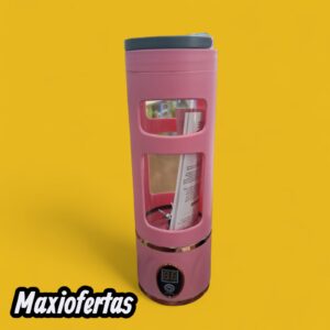 TERMO JUGUERA 450ML RECARGABLE ROSADA