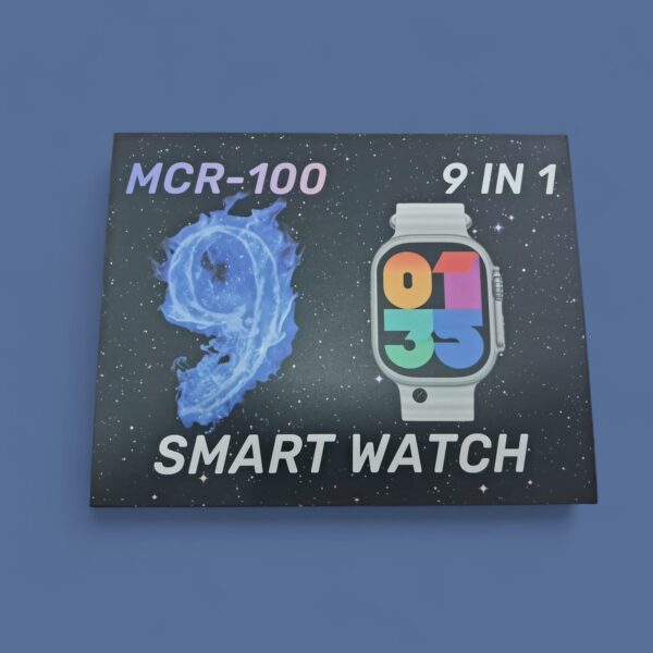 RELOJ SMART WATCH MCR100 9 EN 1 NEGRO - Imagen 2